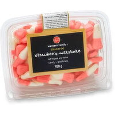 Western Family - Strawberry Milkshake Gummies, Grab N'Go, 450 Gram