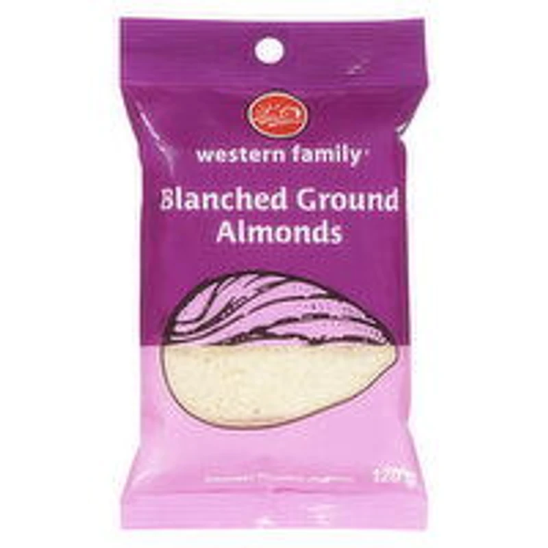 Western Family - Blanched Ground Almonds, 120 Gram