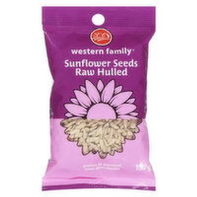 Western Family - Sunflower Seeds Raw Hulled, 150 Gram