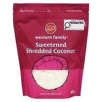Western Family - Coconut Shredded Sweetened, 360 Gram