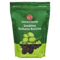 Western Family - Seedless Sultana Raisins, 908 Gram
