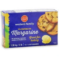 Western Family - Margarine Squares, 12 Each