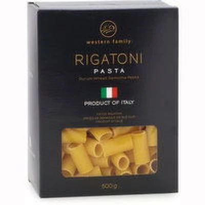 Western Family - Rigatoni Pasta, 500 Gram