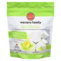 Western Family - Natural Dish Pouches - Lemon, 26 Each