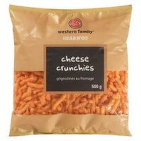 Western Family - Cheese Crunchies, Grab N'Go, 500 Gram