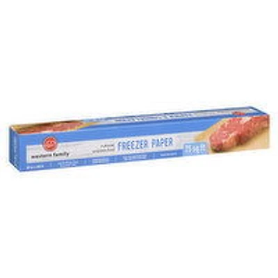 Western Family - Freezer Paper - Natural Unbleached 75ft, 1 Each