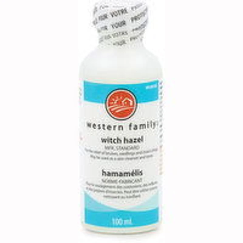Western Family - Witch Hazel  MFR. Standard, 100 Millilitre