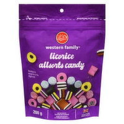 Western Family - Licorice Allsorts Candy, 200 Gram