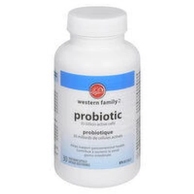 Western Family - Probiotic 30 billion active cells Capsules, 30 Each