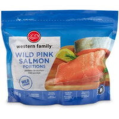 Western Family - Wild Pink Salmon, 7-9 Portions, 800 Gram