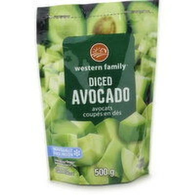 Western Family - Frozen Diced Avocado, 500 Gram