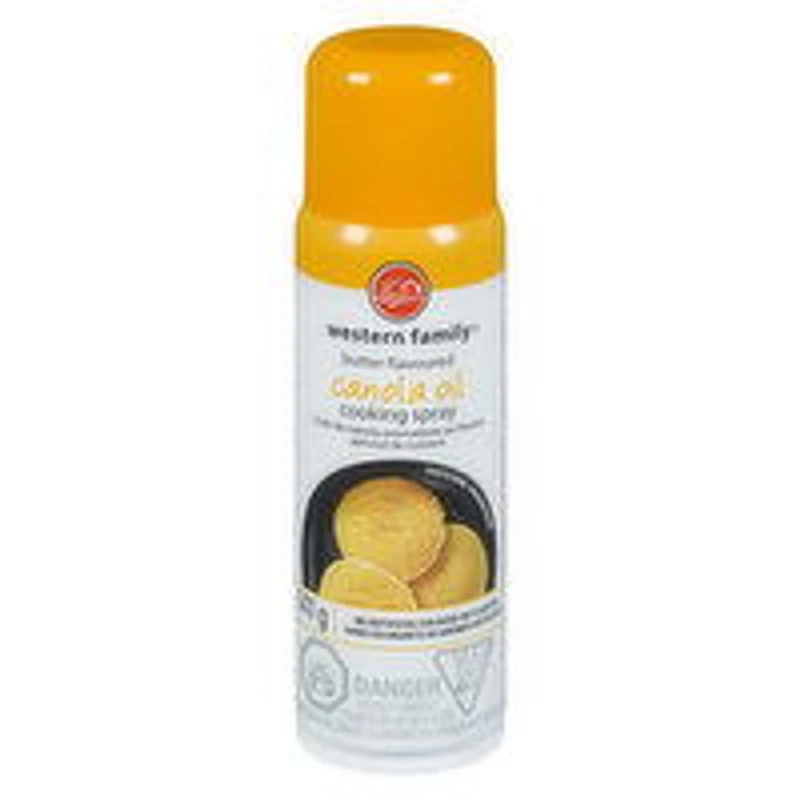 Western Family - Cooking Spray - Canola Butter, 141 Gram