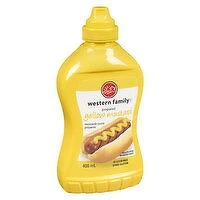 Western Family - Yellow Mustard, 400 Millilitre