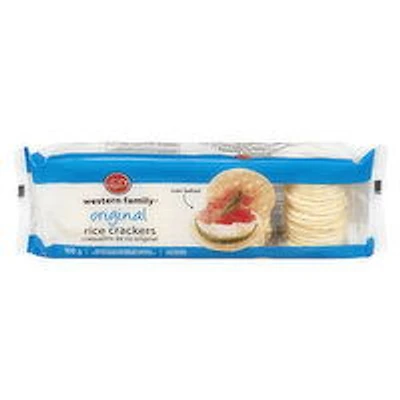 Western Family - Original Rice Crackers, 100 Gram