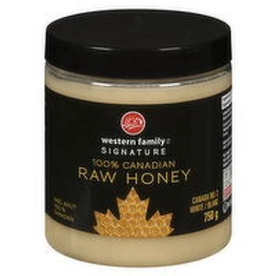 Western Family - Signature 100% Raw Honey, 750 Gram