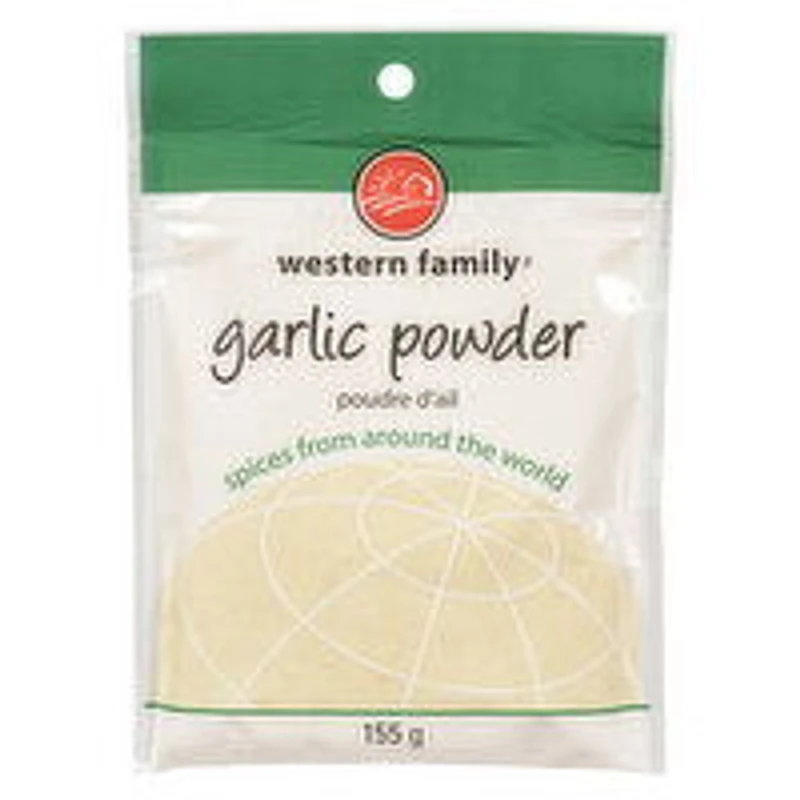 Western Family - Garlic Powder, 155 Gram