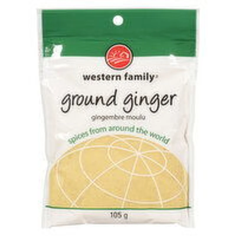 Western Family - Ground Ginger, 105 Gram
