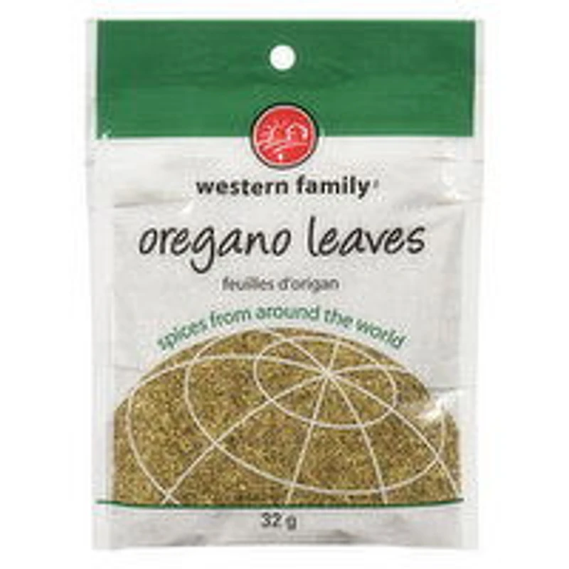 Western Family - Oregano Leaves, 32 Gram