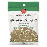 Western Family - Ground Black Pepper, 145 Gram