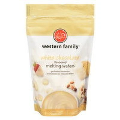 Western Family - Melting Wafers - White Chocolate Flavored, 300 Gram