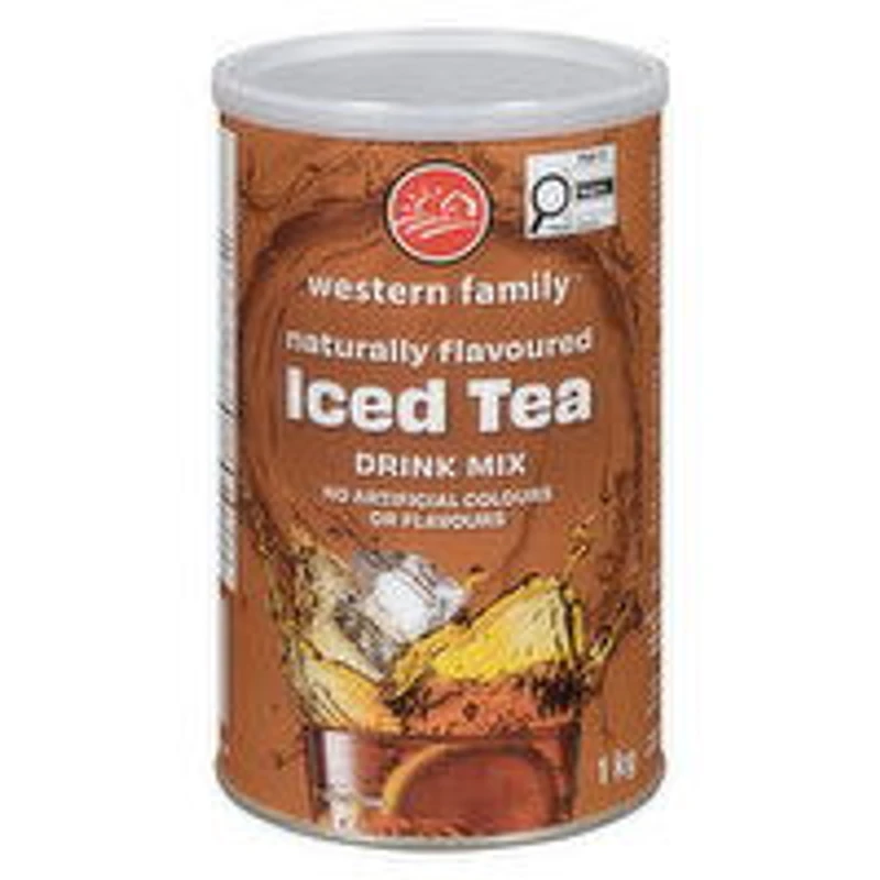 Western Family - Drink Mix - Iced Tea, 1 Kilogram