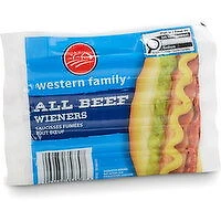 Western Family - All Beef Wieners, 10 Each