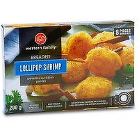 Western Family - Breaded Lollipop Shrimp, 200 Gram