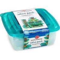 Western Family - Food Container Set - Value Pack, 16 Each
