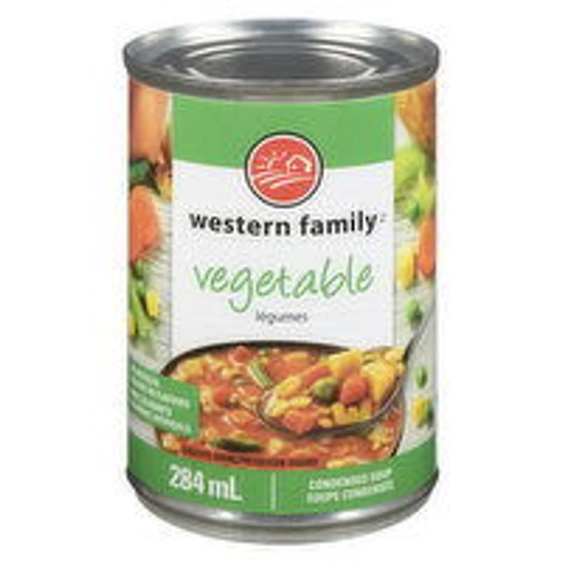 Western Family - Vegetable Condensed Soup, 284 Millilitre