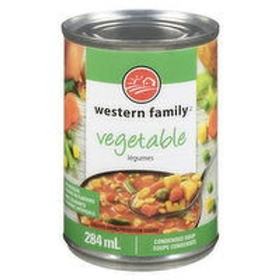 Western Family - Vegetable Condensed Soup, 284 Millilitre