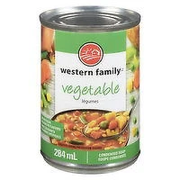 Western Family - Vegetable Condensed Soup, 284 Millilitre