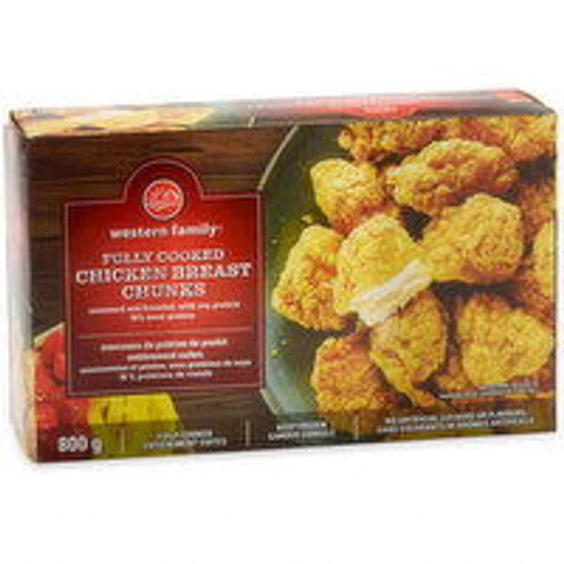 Western Family - Chicken Breast Chunks, 800 Gram