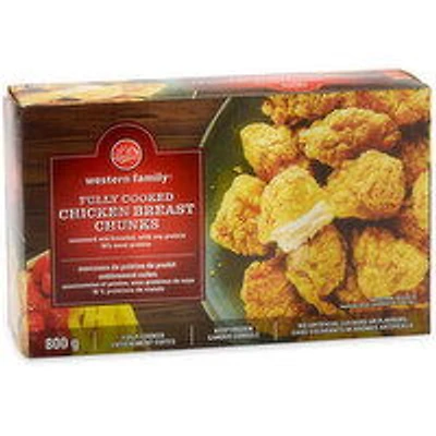 Western Family - Chicken Breast Chunks, 800 Gram