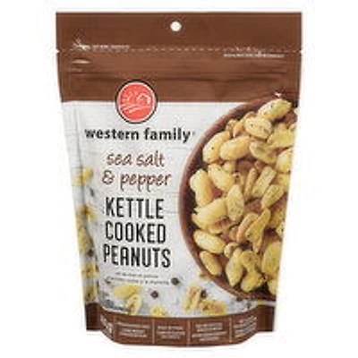 Western Family - Kettle Peanuts - Sea Salt & Pepper, 400 Gram