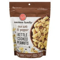Western Family - Kettle Peanuts - Sea Salt & Pepper, 400 Gram