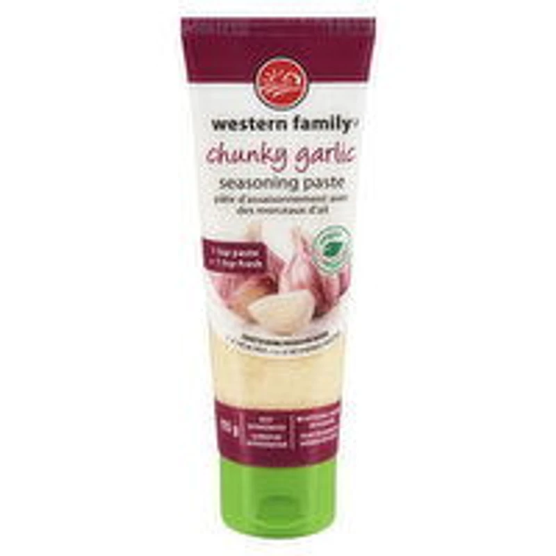 Western Family - Chunky Garlic Seasoning Paste, 115 Gram