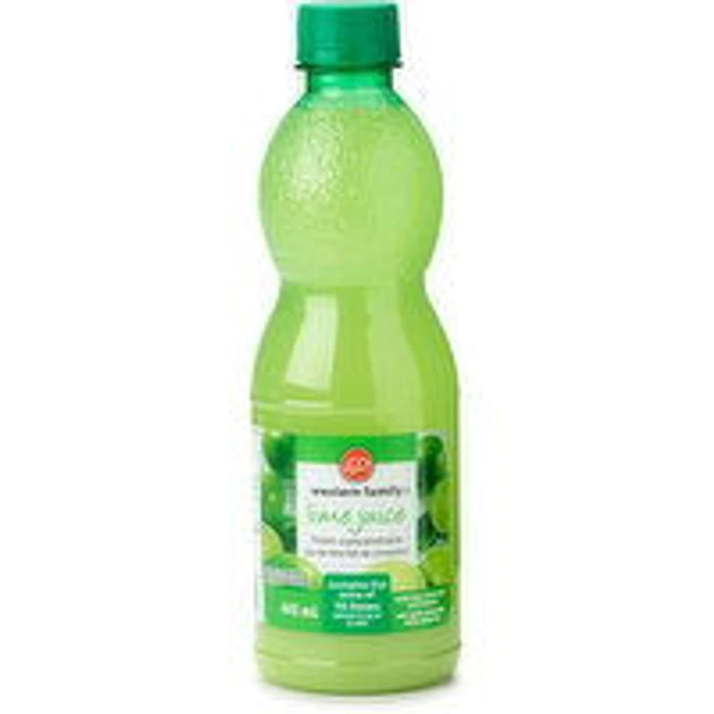 Western Family - Lime Juice from Concentrate, 445 Millilitre