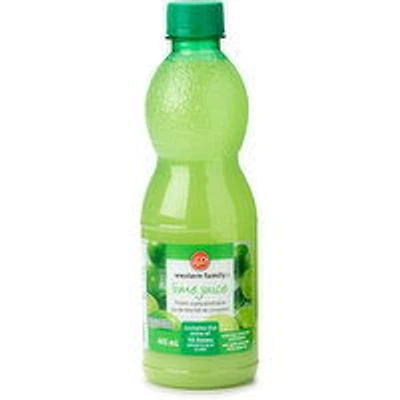 Western Family - Lime Juice from Concentrate, 445 Millilitre