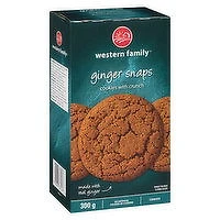 Western Family - Ginger Snap Cookies, 300 Gram