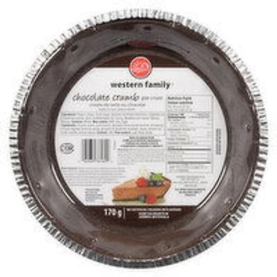Western Family - Pie Crust - Chocolate Crumb, 170 Gram