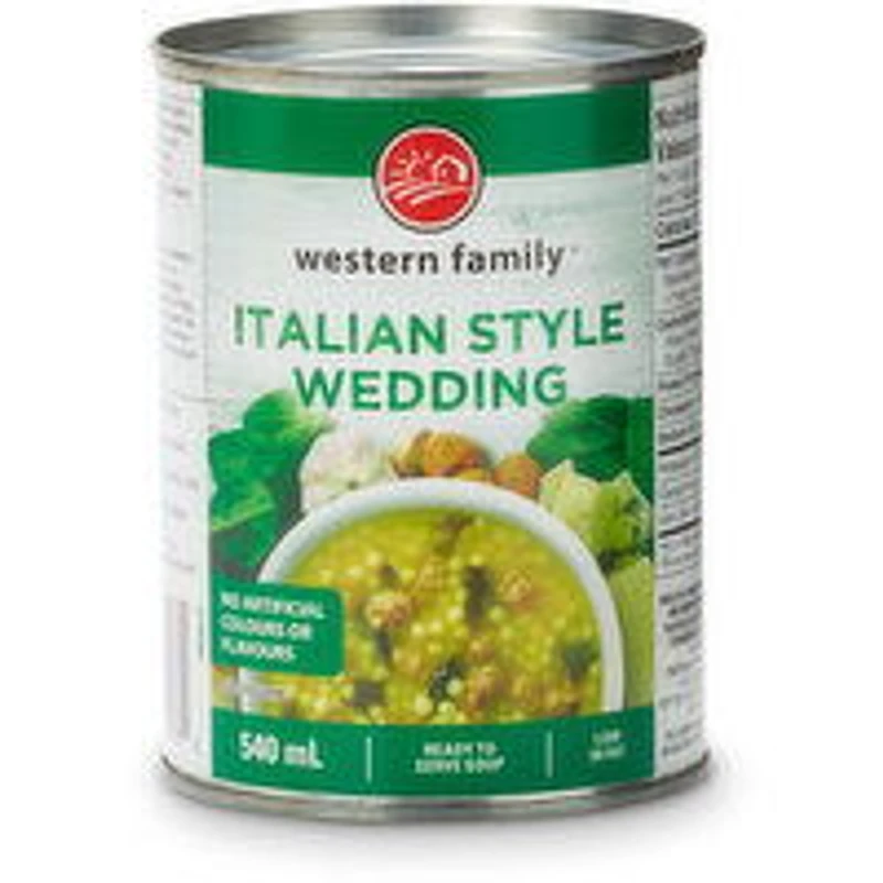 Western Family - Italian Style Wedding Soup, 540 Millilitre