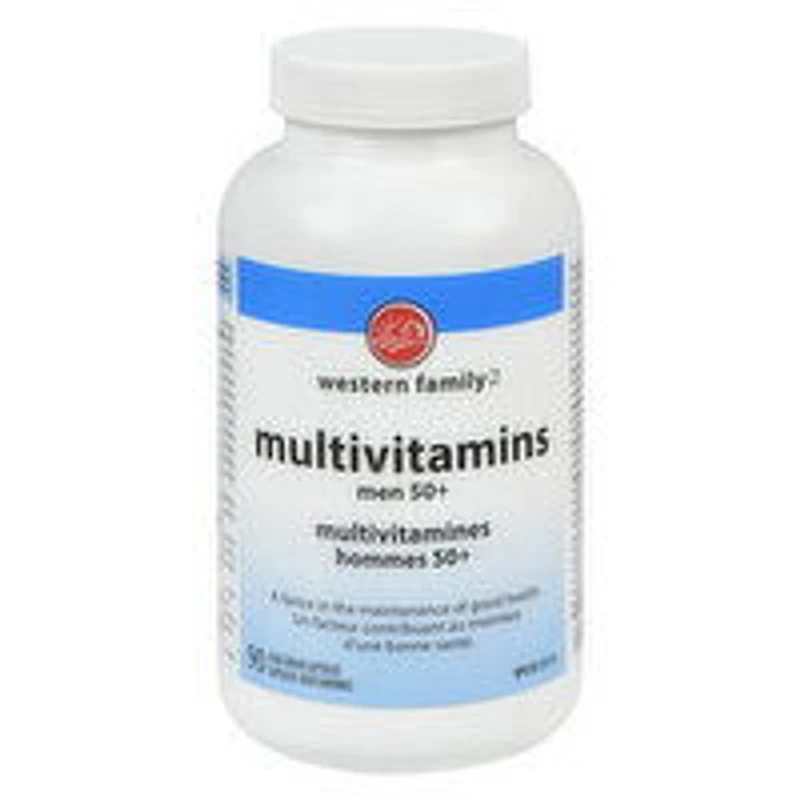 Western Family - Multi Vitamin Mens 50+, 90 Each