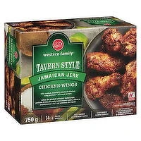 Western Family - Tavern Style Chicken Wings - Jamaican Jerk, 750 Gram