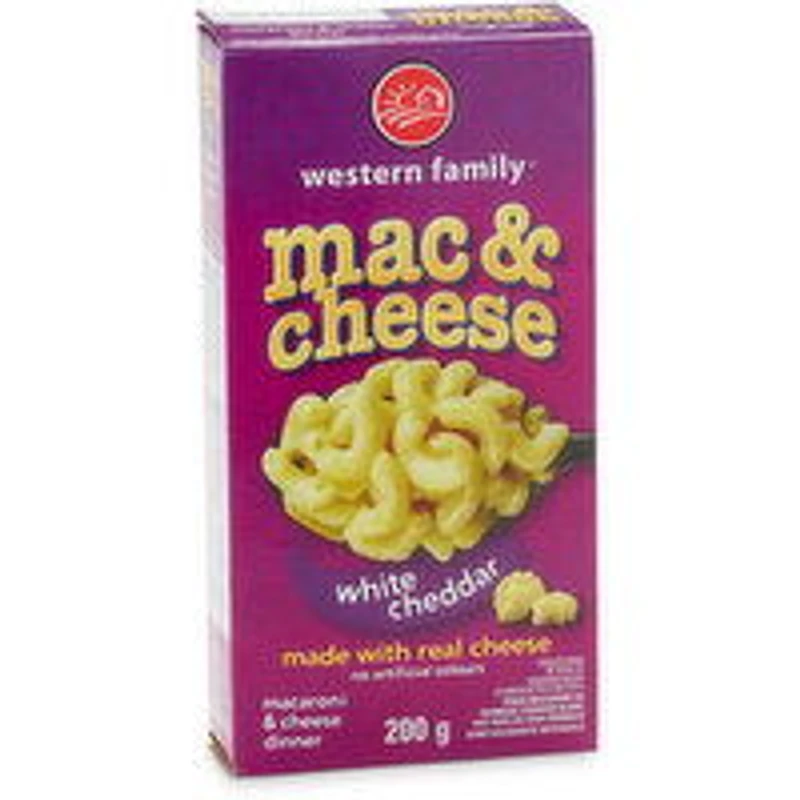 Western Family - Macaroni & Cheese - White Cheddar, 200 Gram