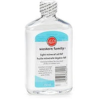 Western Family - Light Mineral Oil nf, 250 Millilitre