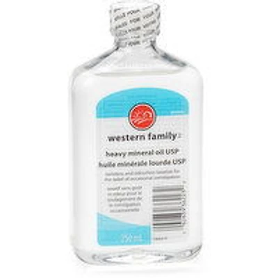 Western Family - Heavy Mineral Oil USP, 250 Millilitre