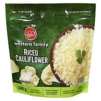 Western Family - Riced Cauliflower, 340 Gram