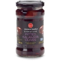 Western Family - Signature Pitted Kalamata Olives, 290 Millilitre