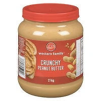 Western Family - Peanut Butter - Crunchy, 2 Kilogram