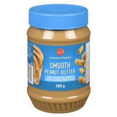 Western Family - Peanut Butter - Smooth, Light, 500 Gram